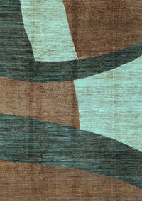 Abstract Light Blue Modern Rug, abs3326lblu