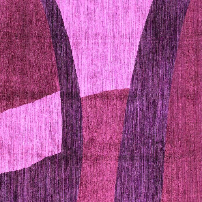 Square Abstract Purple Modern Rug, abs3326pur