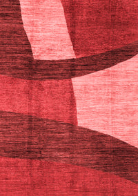 Abstract Red Modern Rug, abs3326red