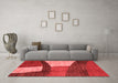 Modern Red Washable Rugs