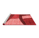 Modern Red Washable Rugs