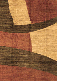 Abstract Brown Modern Rug, abs3326brn