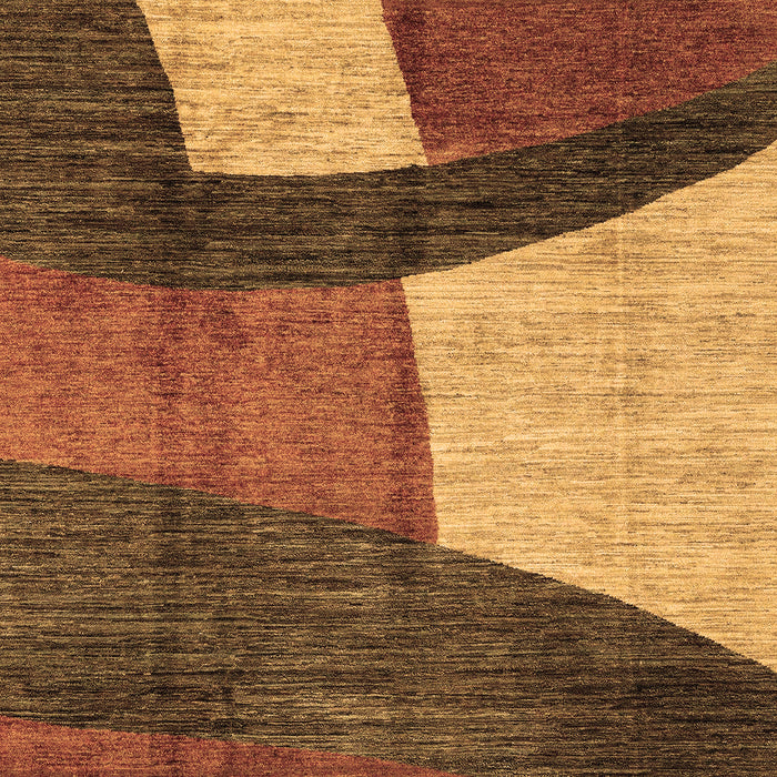 Abstract Brown Modern Rug, abs3326brn