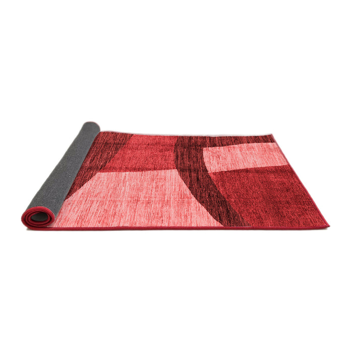 Abstract Red Modern Area Rugs