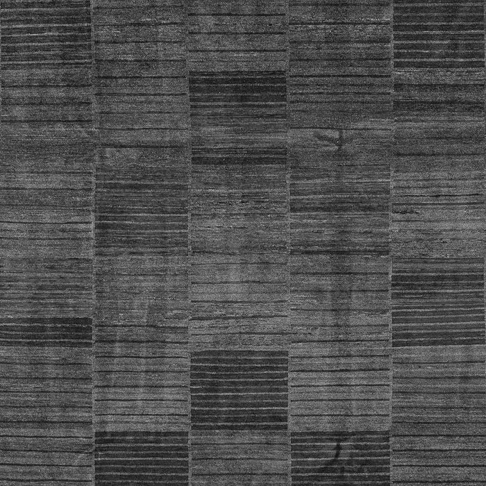 Machine Washable Checkered Gray Modern Rug, wshabs3327gry