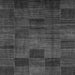 Square Checkered Gray Modern Rug, abs3327gry