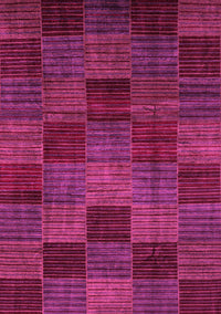 Checkered Pink Modern Rug, abs3327pnk