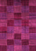 Checkered Pink Modern Rug, abs3327pnk