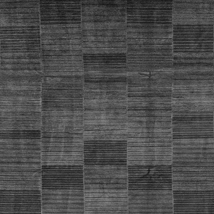 Square Machine Washable Checkered Gray Modern Rug, wshabs3327gry