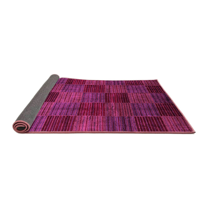 Sideview of Checkered Pink Modern Rug, abs3327pnk