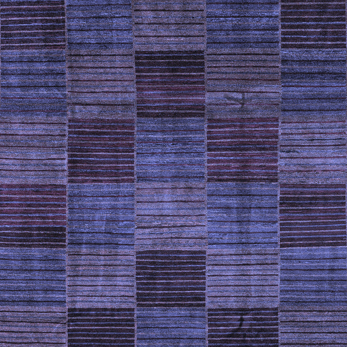 Machine Washable Checkered Blue Modern Rug, wshabs3327blu