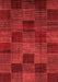 Checkered Red Modern Area Rugs