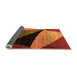 Sideview of Oriental Orange Modern Rug, abs3328org