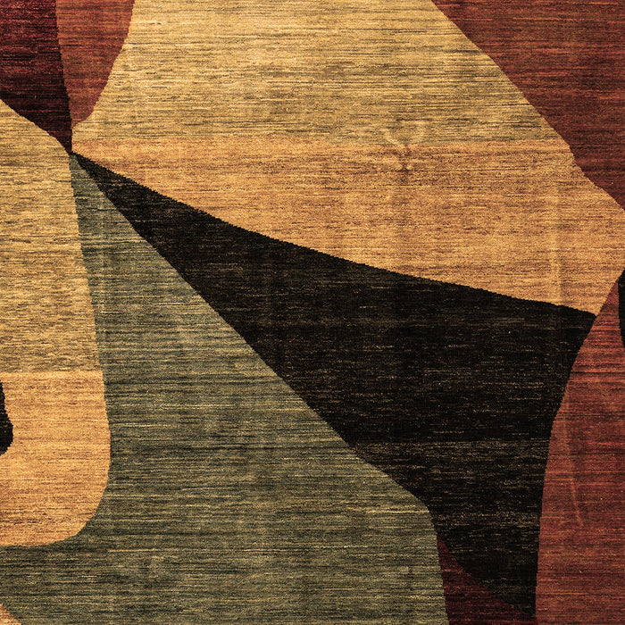 Oriental Brown Modern Rug, abs3328brn