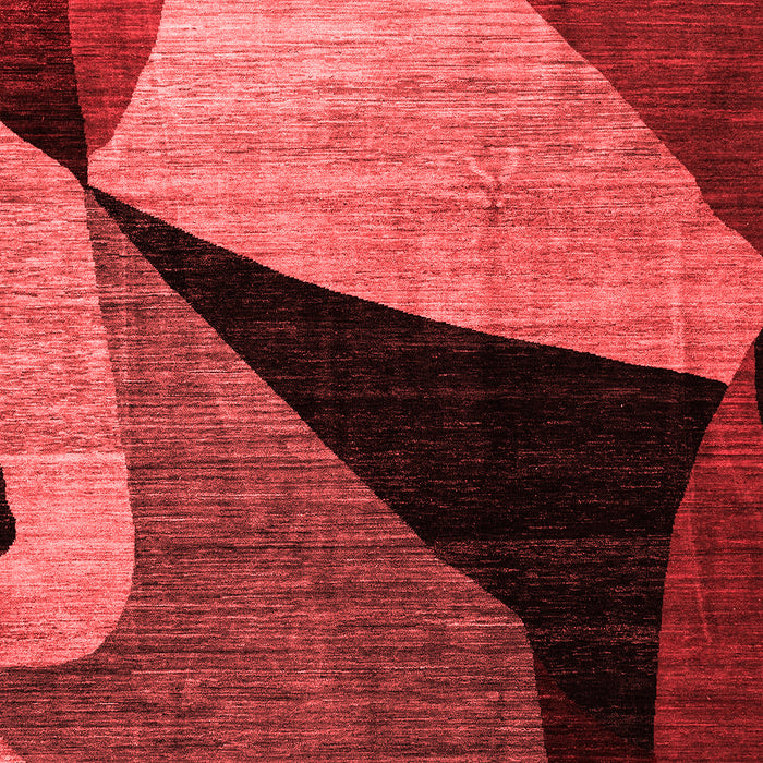 Oriental Red Modern Area Rugs