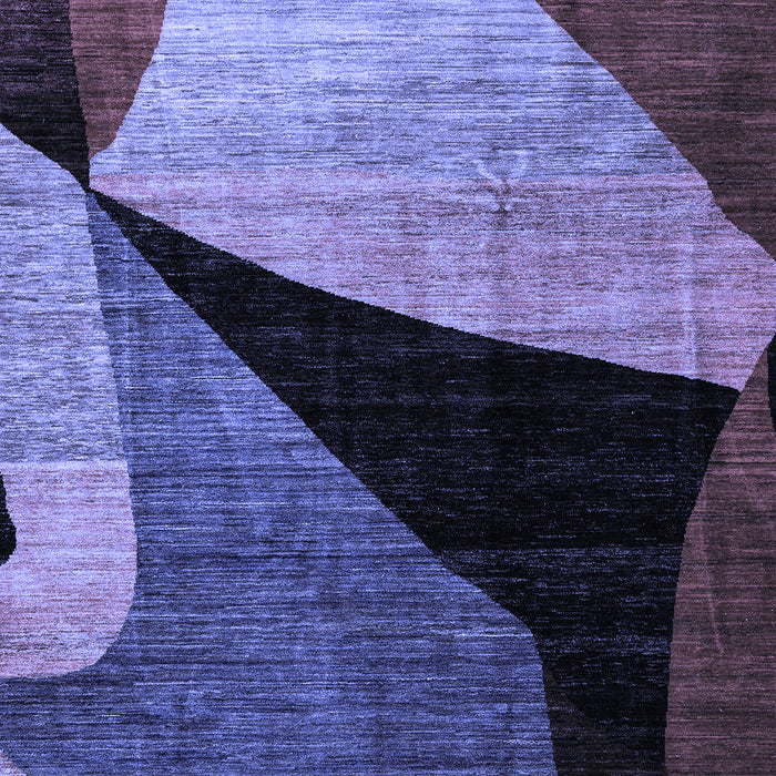 Machine Washable Oriental Blue Modern Rug, wshabs3328blu