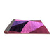 Sideview of Oriental Purple Modern Rug, abs3328pur