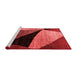 Modern Red Washable Rugs