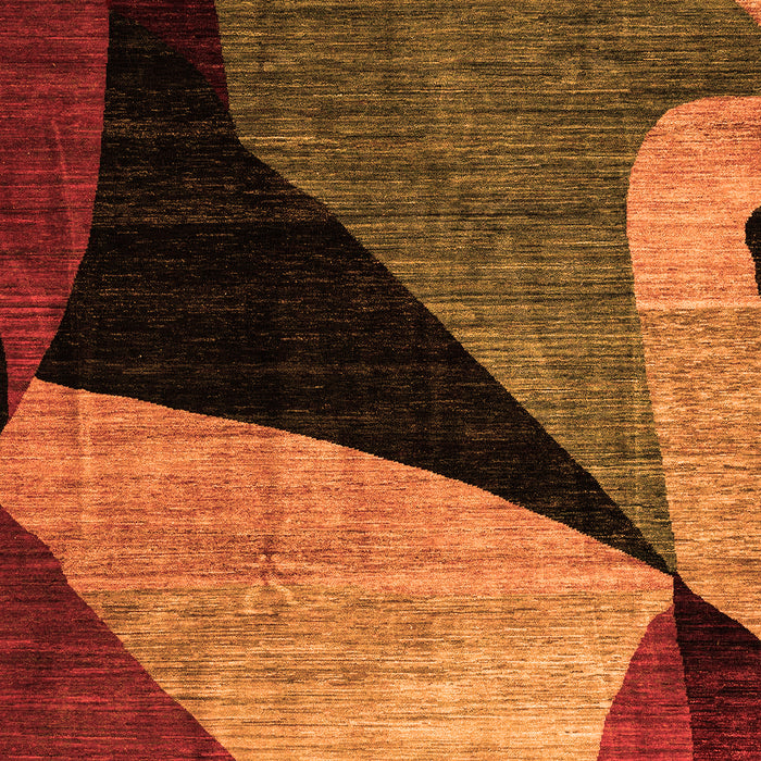 Oriental Orange Modern Rug, abs3328org