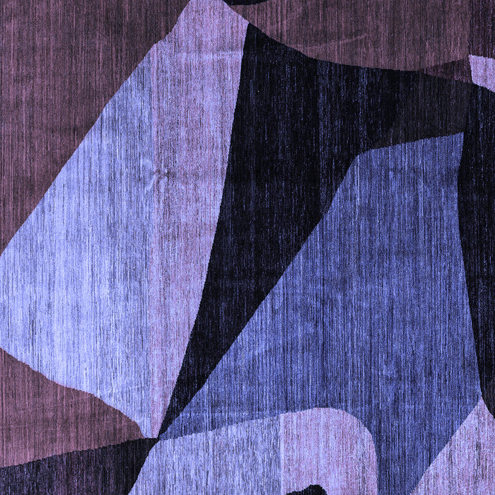 Square Machine Washable Oriental Blue Modern Rug, wshabs3328blu