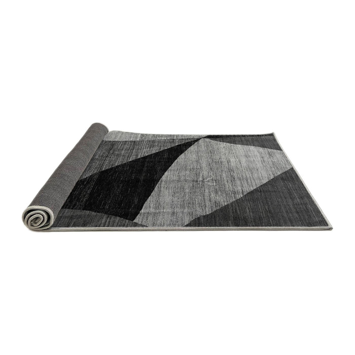 Sideview of Oriental Gray Modern Rug, abs3328gry
