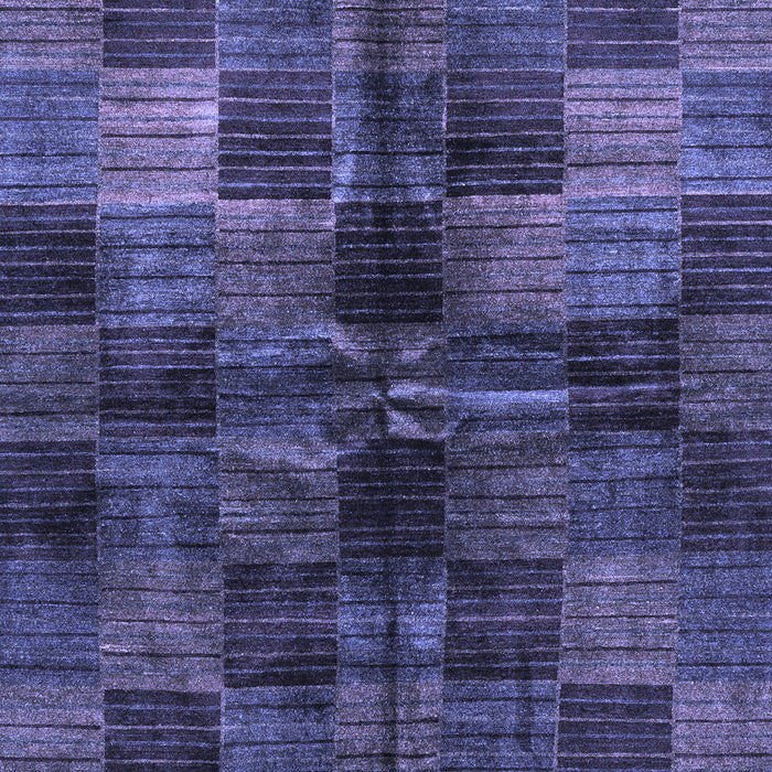 Machine Washable Checkered Blue Modern Rug, wshabs3329blu