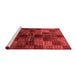 Modern Red Washable Rugs