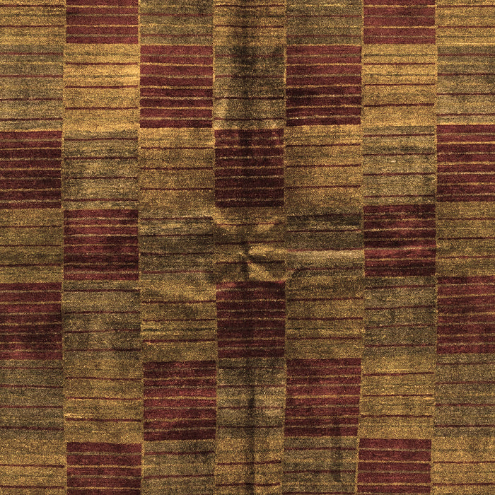 Checkered Brown Modern Rug, abs3329brn