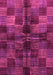 Checkered Pink Modern Rug, abs3329pnk