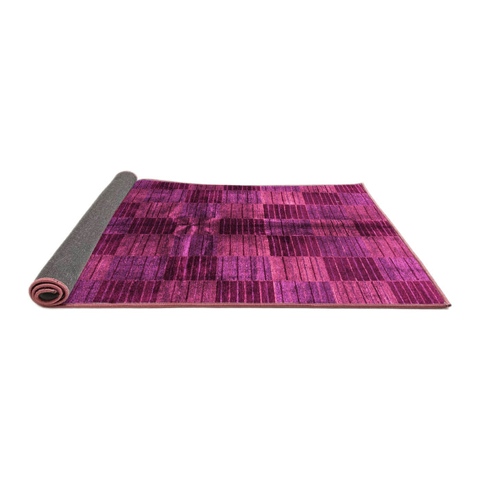 Sideview of Checkered Pink Modern Rug, abs3329pnk