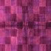 Square Checkered Pink Modern Rug, abs3329pnk