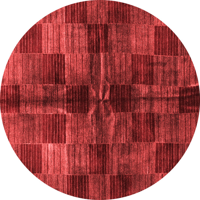 Machine Washable Checkered Red Modern Rug, wshabs3329red