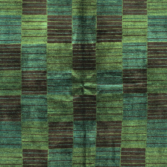Checkered Turquoise Modern Rug, abs3329turq