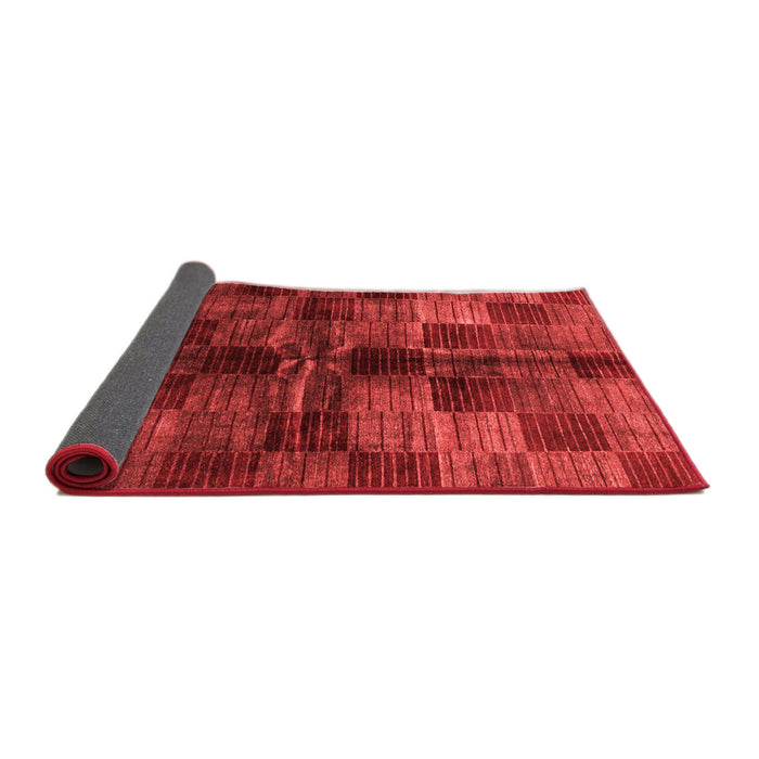 Checkered Red Modern Area Rugs