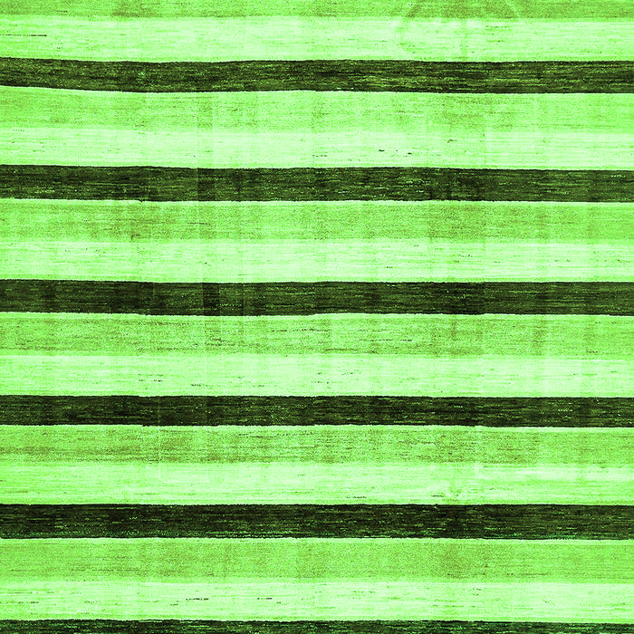 Machine Washable Solid Green Modern Area Rugs, wshabs332grn