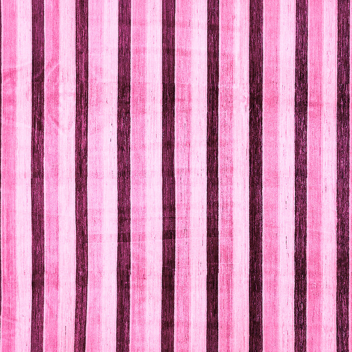 Square Machine Washable Solid Pink Modern Rug, wshabs332pnk