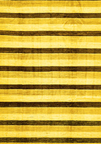 Solid Yellow Modern Rug, abs332yw