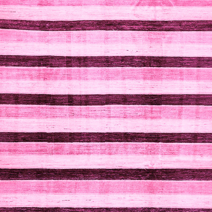 Machine Washable Solid Pink Modern Rug, wshabs332pnk