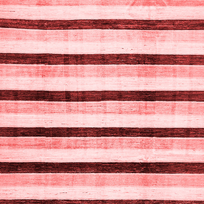 Machine Washable Solid Red Modern Rug, wshabs332red