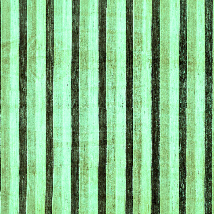 Square Machine Washable Solid Turquoise Modern Area Rugs, wshabs332turq