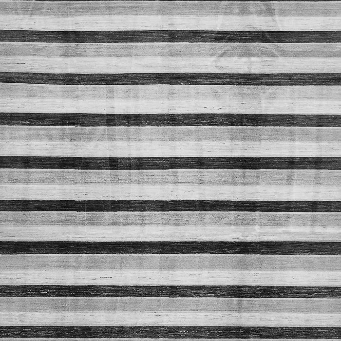 Square Machine Washable Solid Gray Modern Rug, wshabs332gry