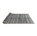 Sideview of Abstract Gray Modern Rug, abs3330gry