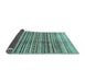 Sideview of Abstract Light Blue Modern Rug, abs3330lblu