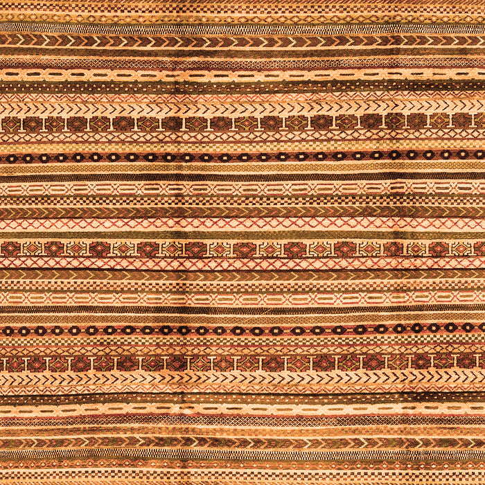 Machine Washable Abstract Orange Modern Area Rugs, wshabs3330org