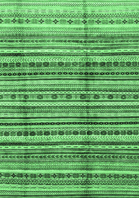 Abstract Emerald Green Modern Rug, abs3330emgrn