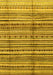 Abstract Yellow Modern Rug, abs3330yw