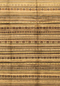 Abstract Brown Modern Rug, abs3330brn