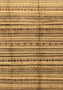 Abstract Brown Modern Rug, abs3330brn