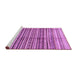 Sideview of Machine Washable Abstract Purple Modern Area Rugs, wshabs3330pur