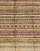 Abstract Saddle Brown Modern Rug, abs3330